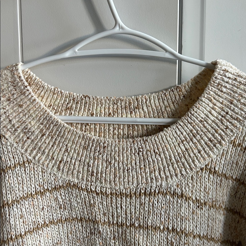 FREE PEOPLE Starlit striped sweater *beige/oatmeal* - Picture 7 of 14